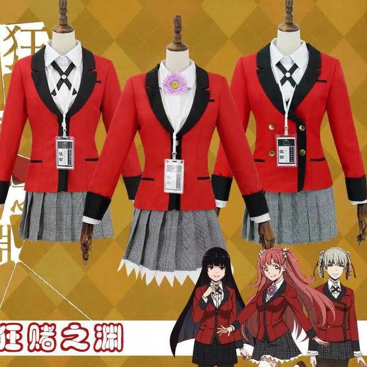 Jual Kode Wlqln Kakegurui Jabami Yumeko Saotome Mary Momobami Ririka