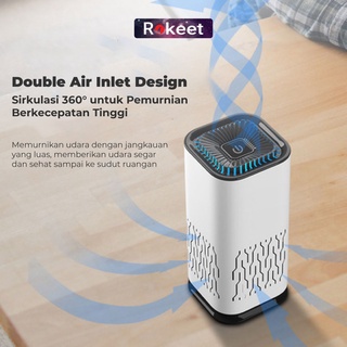 Jual Rokeet Smart Air Purifier Portable Penyaring Udara Ruangan Filter