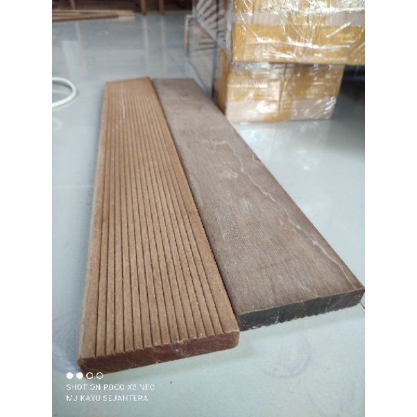 Jual Lantai Kayu Taman Tutup Chamber Kolam Ikan Koi Decking Bengkirai