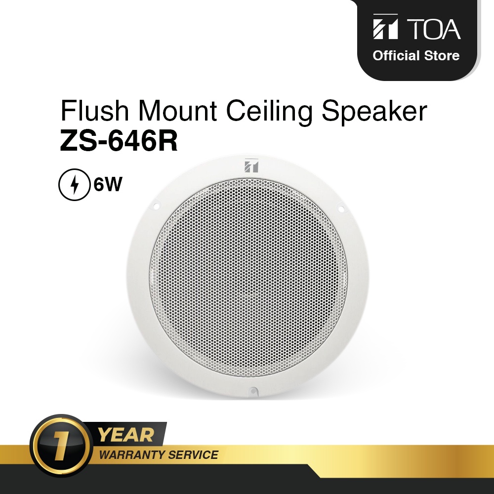 Jual Toa Zs R Flush Mount Ceiling Speaker W Shopee Indonesia