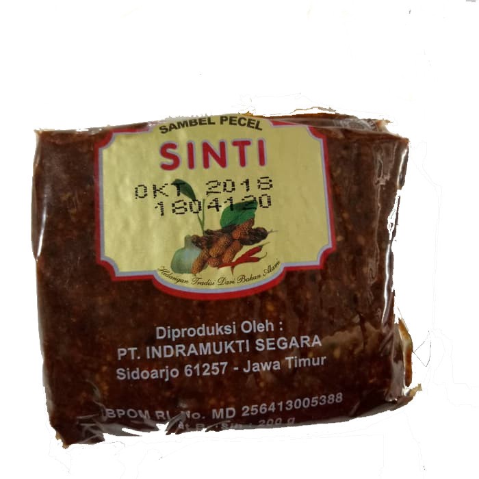 Jual Sinti Bumbu Sambel Pecel Gr Bumbu Siap Saji Bumbu Pecel