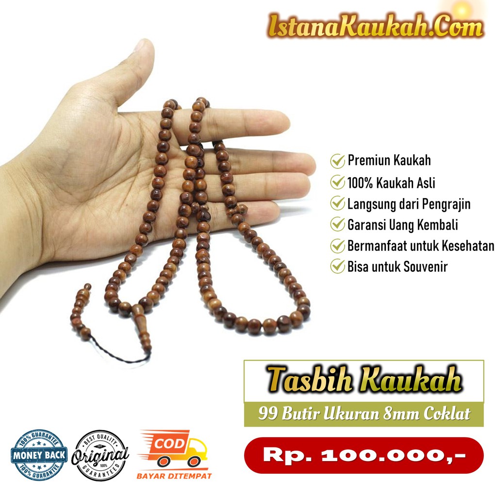 Jual Jual Tasbih Kokka Asli Murah Ukuran Mm Tasbih Kaukah Asli