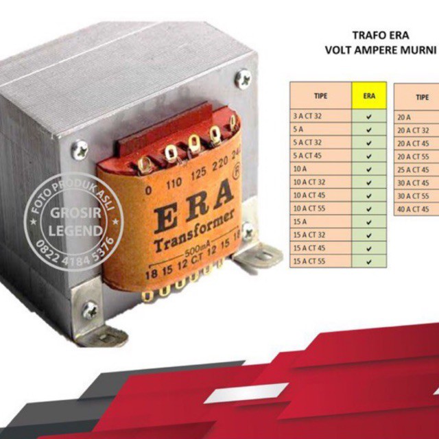 Jual Trafo Travo 5A Ampere 32V CT Era Murni Tembaga Shopee Indonesia