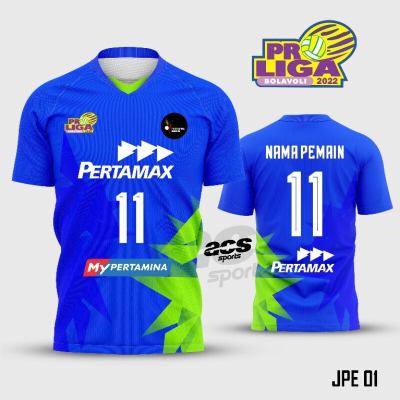 Jual Kaos Voli Jersey Proliga Bisa Tambah Nama Nomor Dan Team