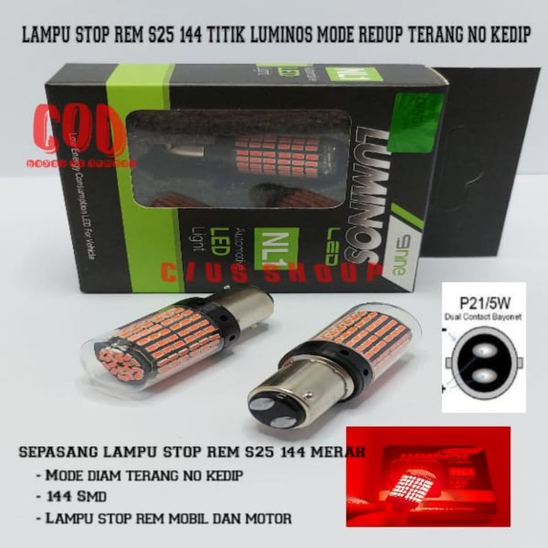 Jual Sepasang Lampu Led Stop Rem S T Mode Redup Terang Tidak