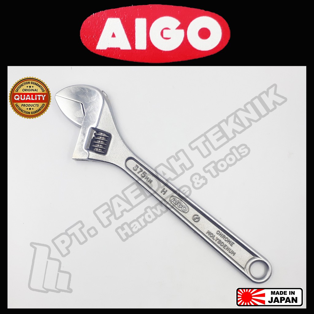 Jual Kunci Inggris Heavy Duty Adjustable Wrench Mm Aigo Made In