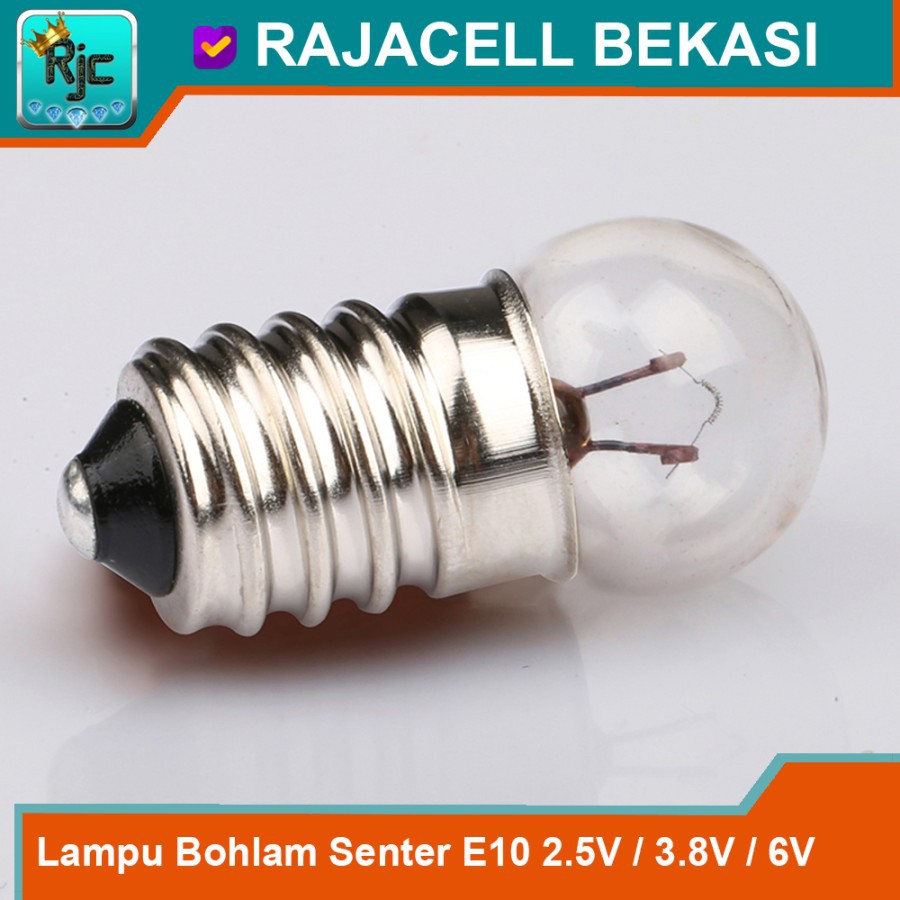 Jual Lampu Bohlam Senter E10 2 5V 3 8V 6V Lampu Kecil Untuk Praktek