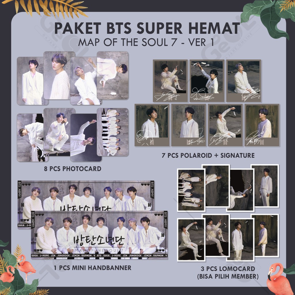 Jual Paket Kpop Super Hemat K Bts Map Of The Soul Shopee