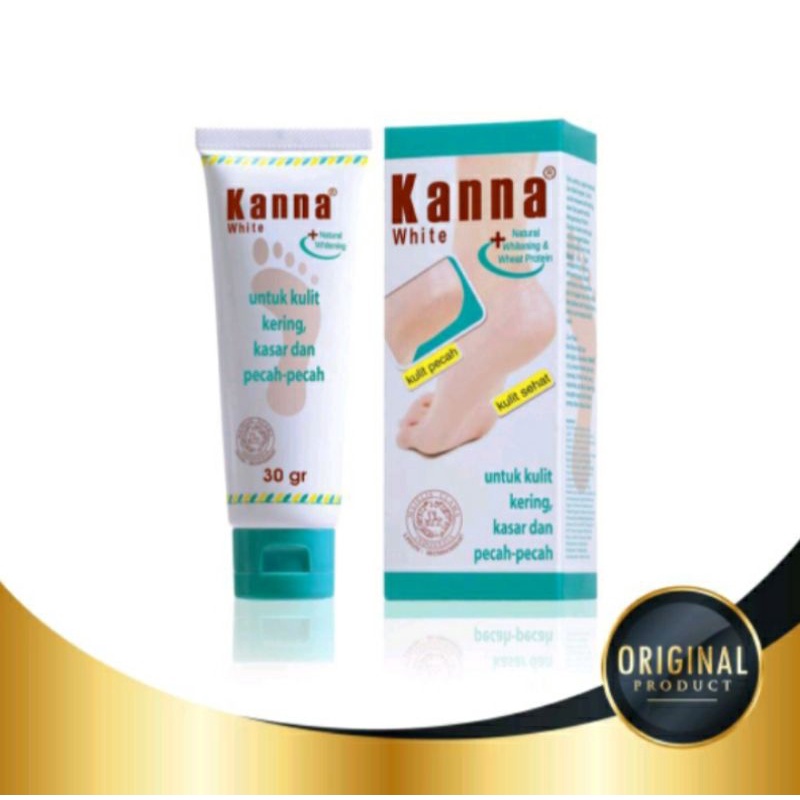 Jual Kanna White Cream Gr Kanna Krim Lembut Kaki Pecah Pecah