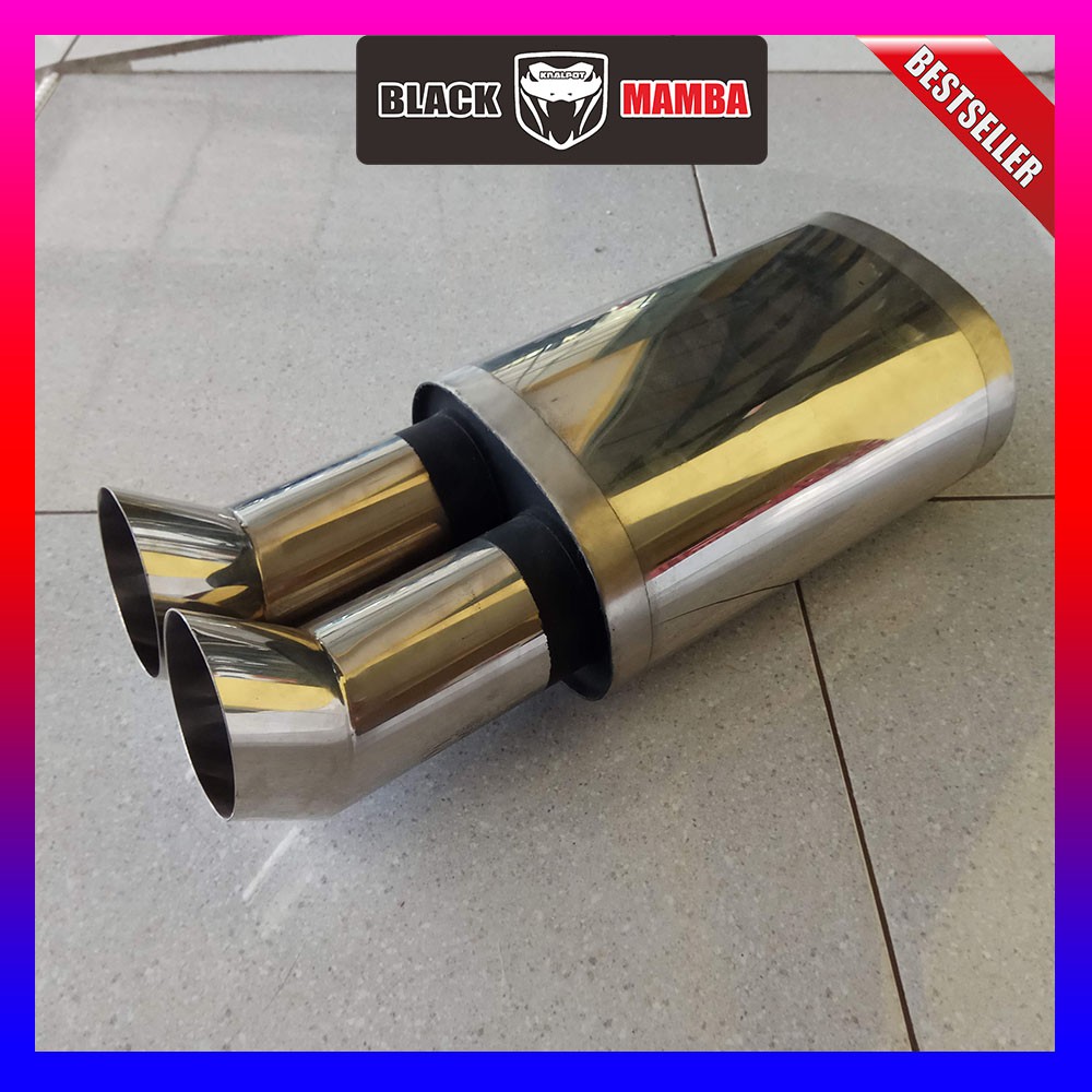 Jual Knalpot Mobil 5zigen Double Sebring Turbo Muffler Pajero Innova