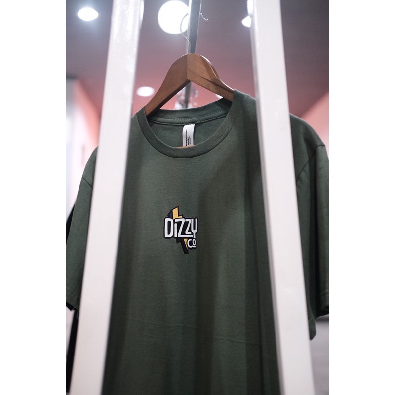 Jual MILIKI KAOS Distro Dizzy Co Tshirt Kaos Thunder Green TKD DTF