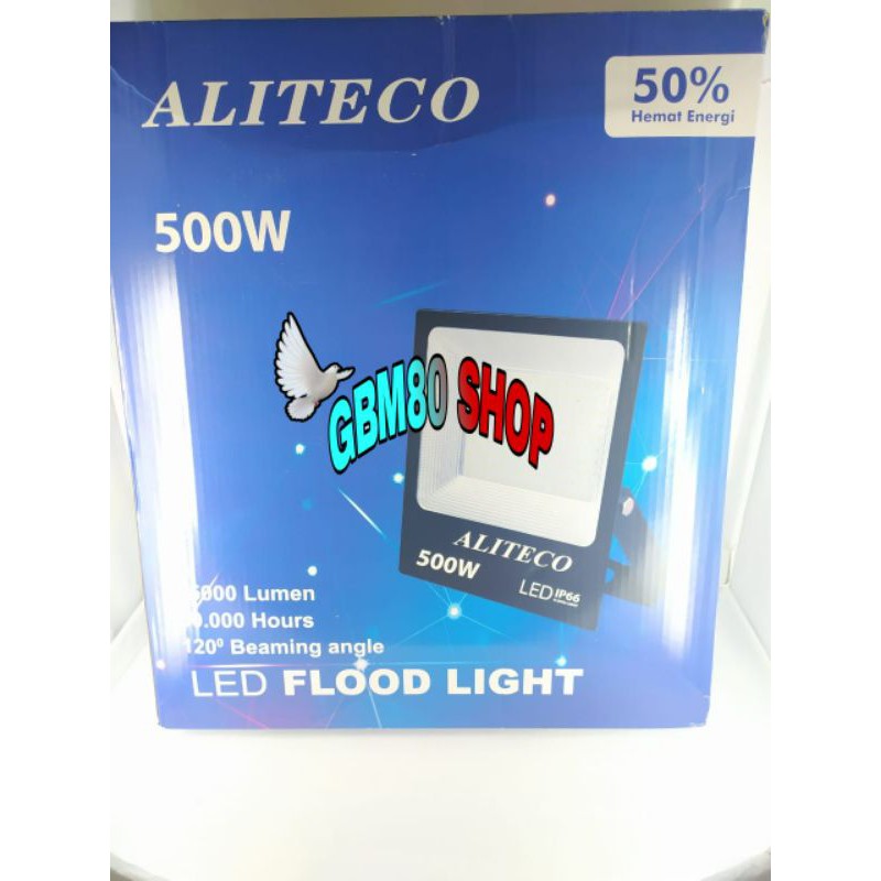 Jual Kap Lampu Sorot Lampu Tembak 500 Watt ALITECO Cahaya Putih