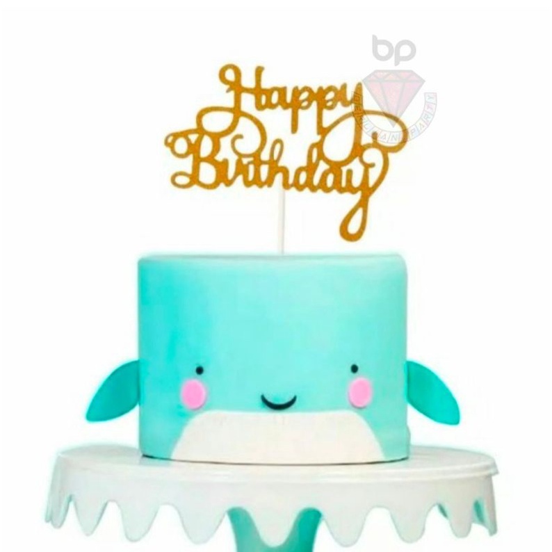 Jual Cake Topper Happy Birthday Hiasan Kue Happy Birthday Kertas