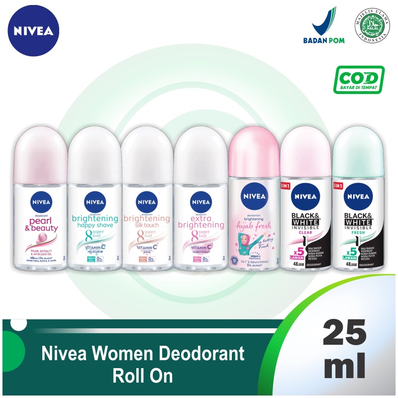 Jual Nivea Women Deodorant Roll On 25 Ml Shopee Indonesia