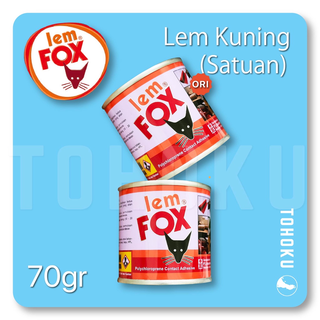 Jual Lem Kuning Lem Fox Kaleng Lem Serbaguna Shopee Indonesia