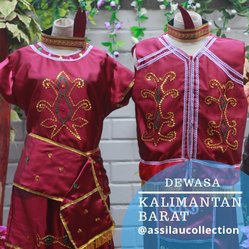 Jual Pakaian Tradisional Kalimantan Barat Adat Tradisional Kalimantan