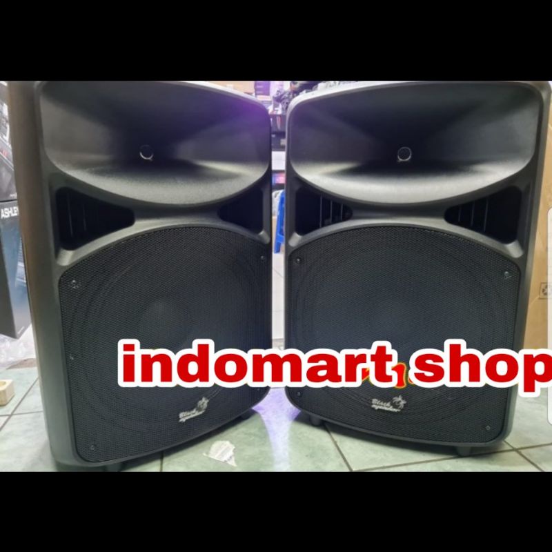 Jual SPEAKER AKTIF PASIF BLACK SPIDER GT 15 PS STAND SPEAKER