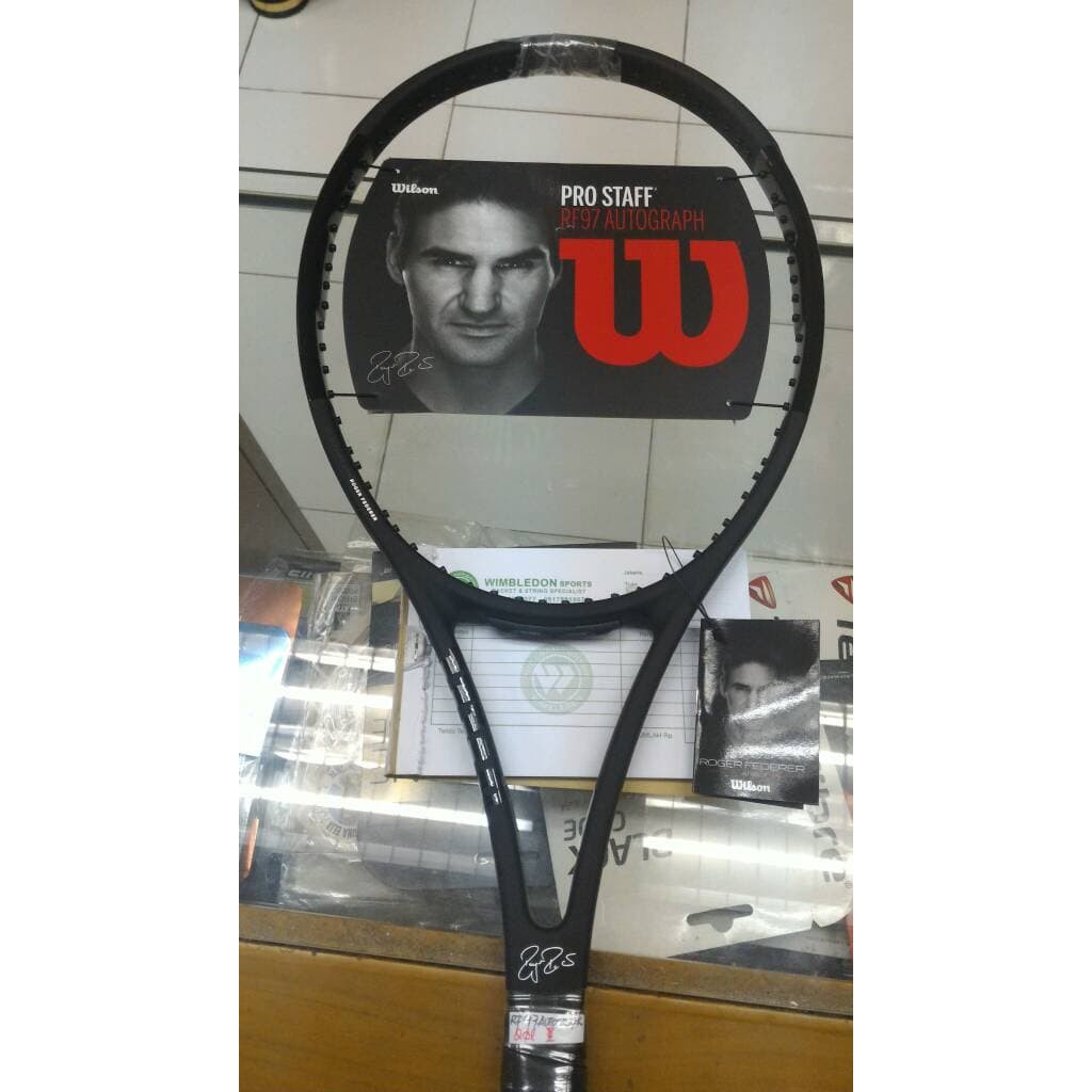 Jual Raket New Tenis Wilson Prostaff Rf Autograph Black