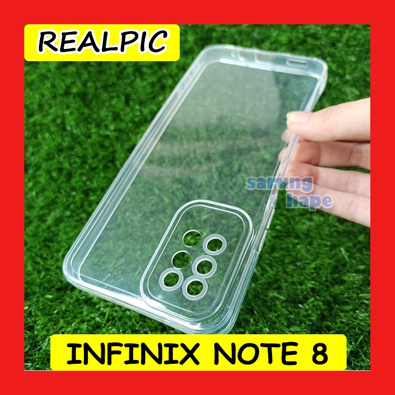 Jual Infinix Note 8 Airbag Space Clear TPU Softcase Casing Cover