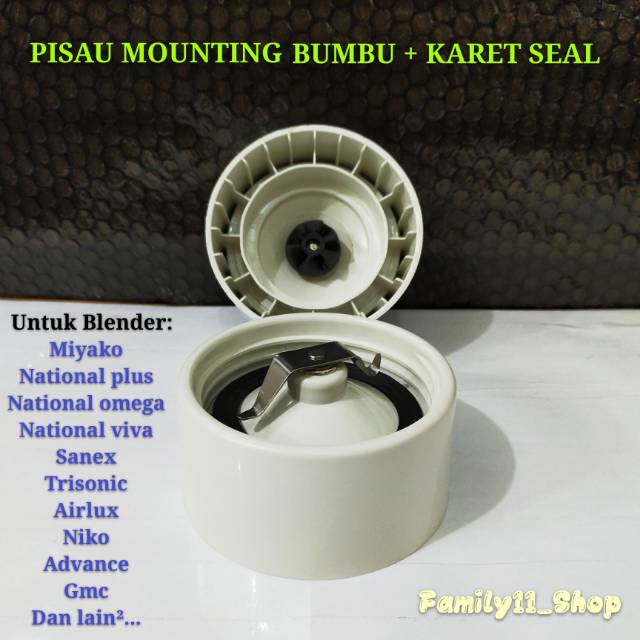 Jual Mounting Pisau Bumbu Karet Seal Blender Miyako National Sanex