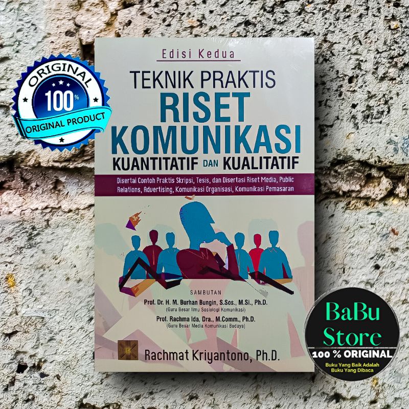 Jual Buku Teknik Praktis Riset Komunikasi Kuantitatif Kualitatif