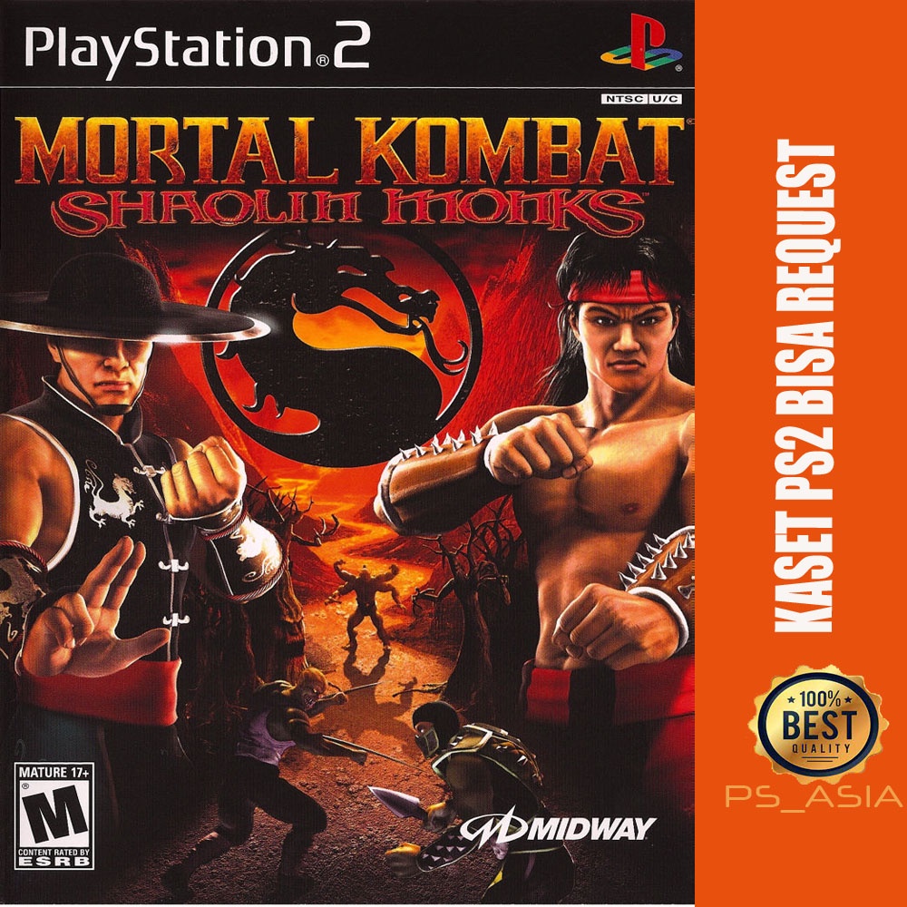 Jual Kaset Ps Mortal Kombat Shaolin Monks Shopee Indonesia