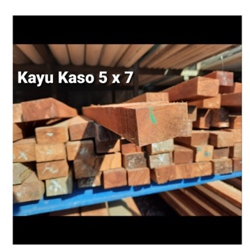 Jual Kayu Kaso MERANTI 5x7 Kayu Balok 5X7 PER IKAT JAKARTA