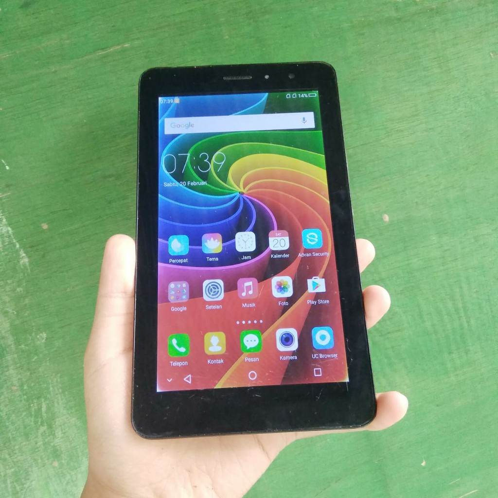 Jual TABLET ANDROID MURAH ADVAN S7C NORMAL MULUS BERKUALITAS SIAP PAKAI