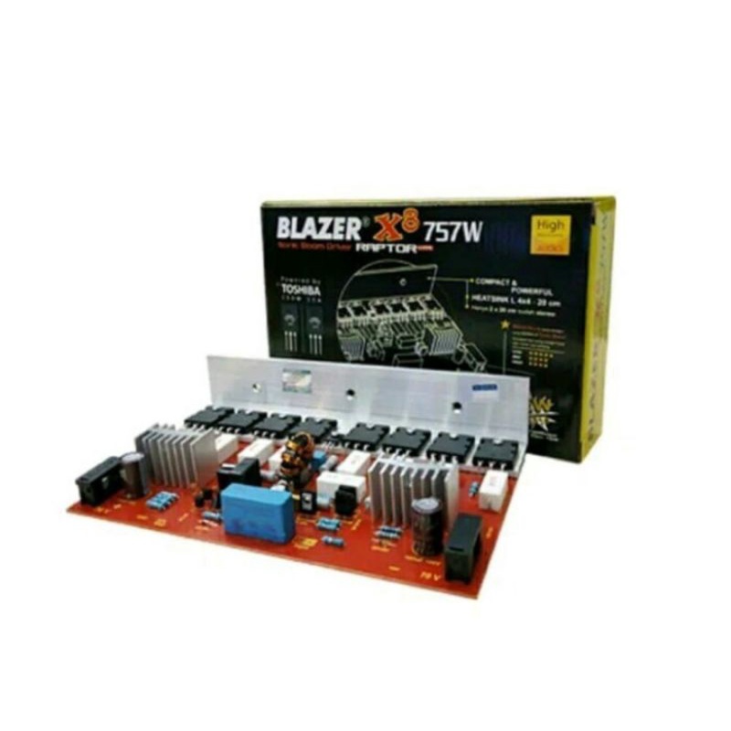 Jual Kit Power Amplifier Watt Stereo Blazer X Raptor Shopee Indonesia