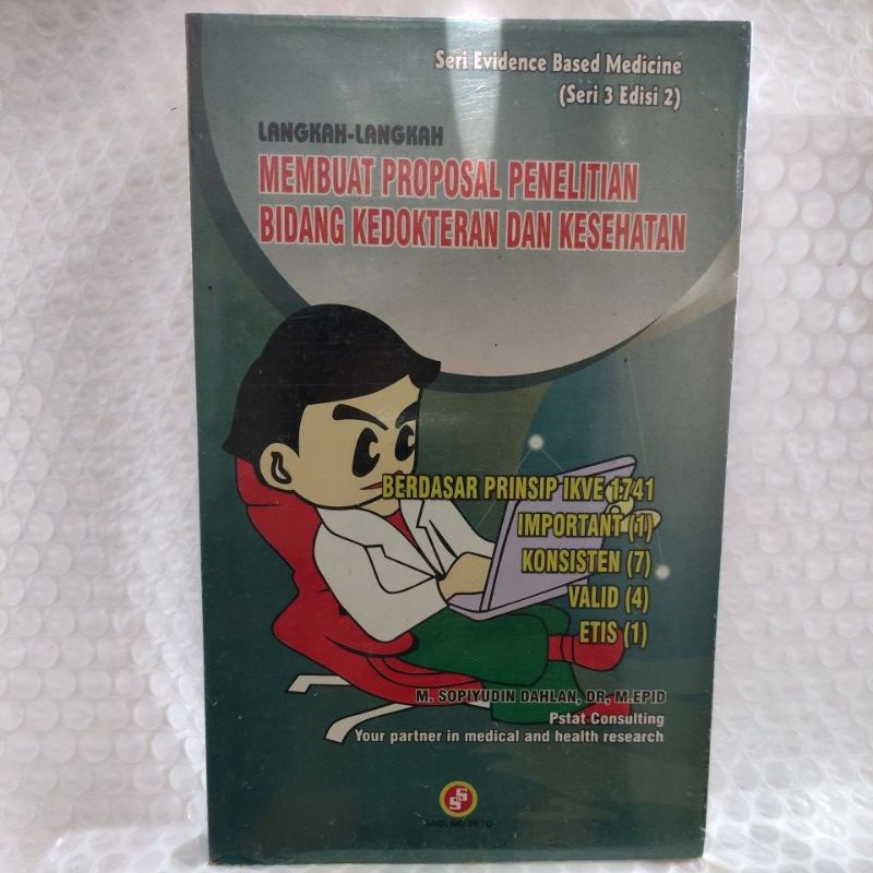 Jual Buku Membuat Proposal Penelitian Bidang Kedokteran Dan Kesehatan