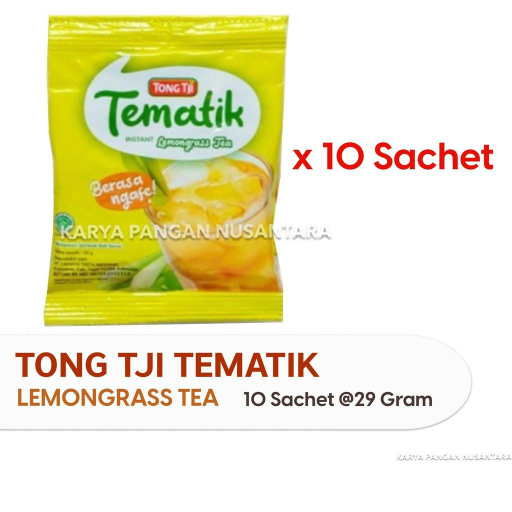 Jual TEH TONG TJI TEMATIK LEMONGRASS TEA TEH INSTANT SEREH TEA 10