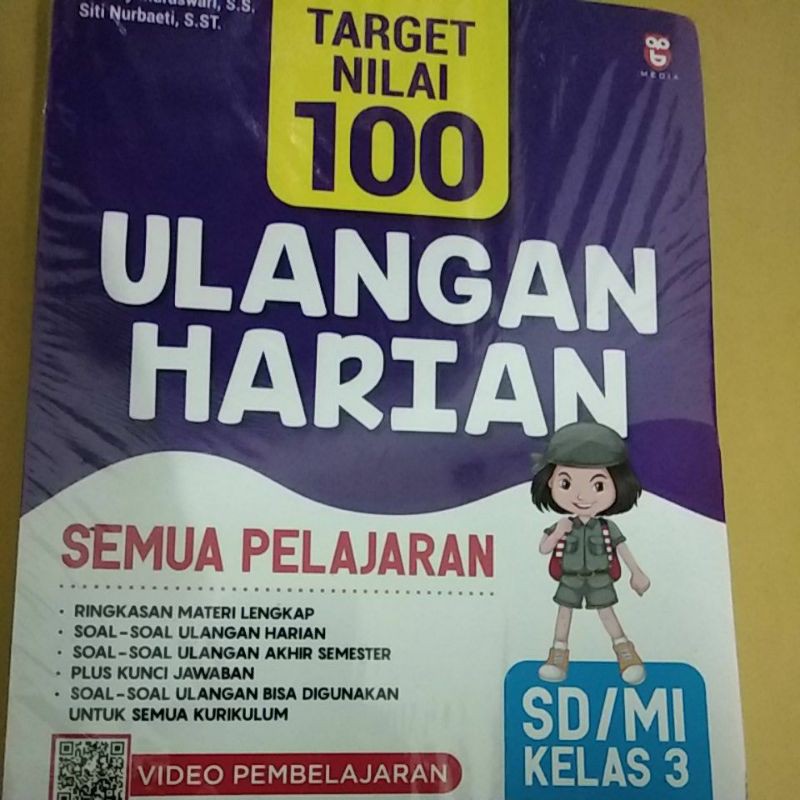 Jual TARGET NILAI 100 ULANGAN HARIAN SEMUA PELAJARAN KELAS 3 SD