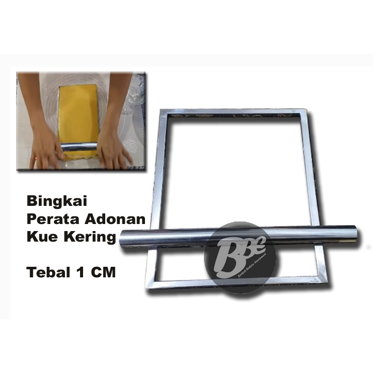 Jual Bingkai Perata Adonan Kue Kering Stainless Bingkai Kue Kering