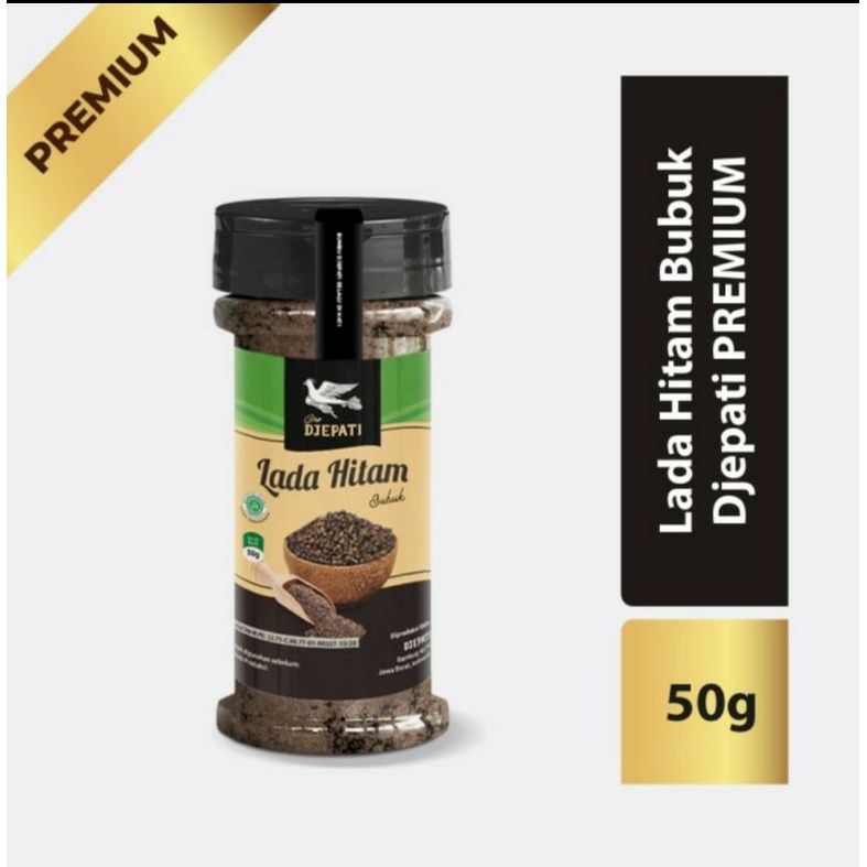 Jual Lada Hitam Bubuk Black Pepper Powder Cap Djepati Produk