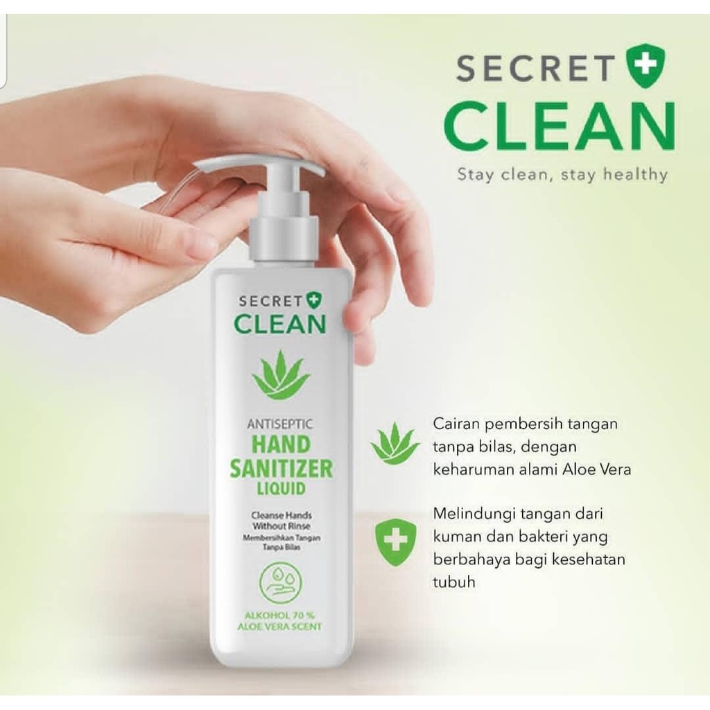 Jual Secret Clean Antiseptic Sanitizer Cair Ml Shopee Indonesia