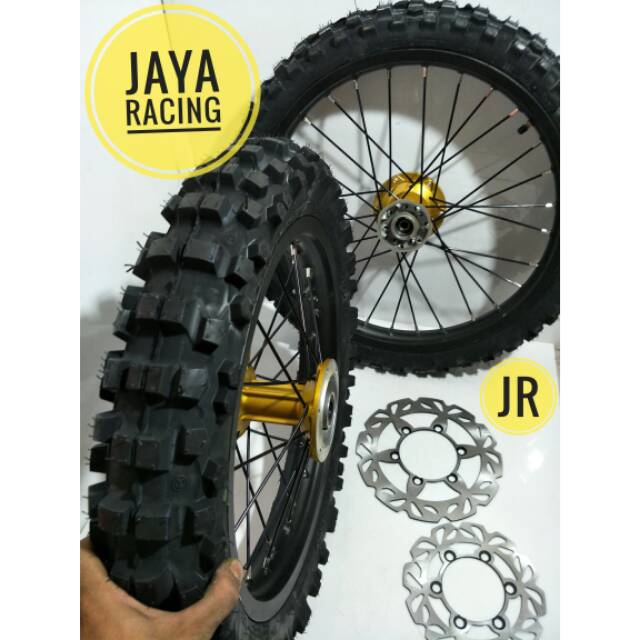 Jual Sepaket Velg Klx 150 Dtracker 150 Ring 16 19 Plus Ban Luar Dalam