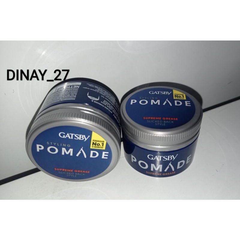 Jual Gatsby Styling Pomade Supreme Grease Gr Oil Base Shopee