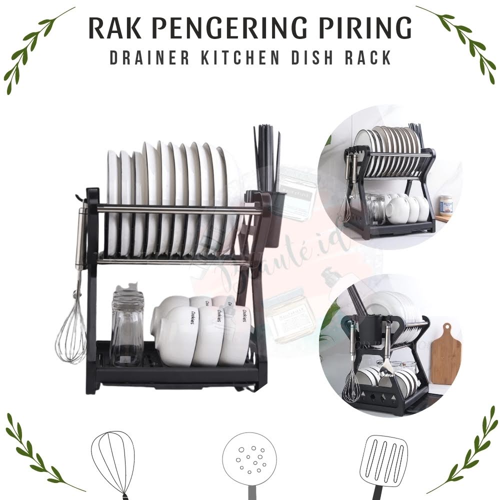 Jual Rak Tempat Pengering Penyusun Cucian Piring Gelas Sendok Garpu