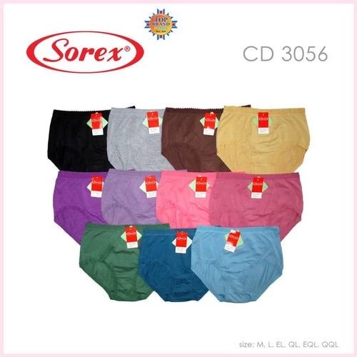 Jual HARGA GROSIR CELANA DALAM WANITA SOREX BAHAN KATUN ASLI MODEL HIGH