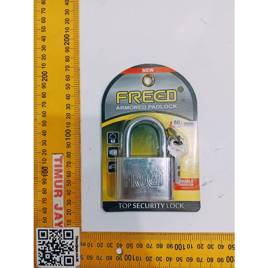 Jual Gembok Nekel PENDEK FREED 60 Mm Rumah Industri Padlock Pagar