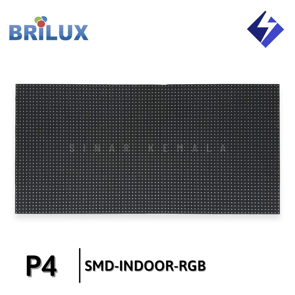 Jual Modul P4 Indoor RGB Full Color SMD HUB 75 32 X 16cm Panel Running