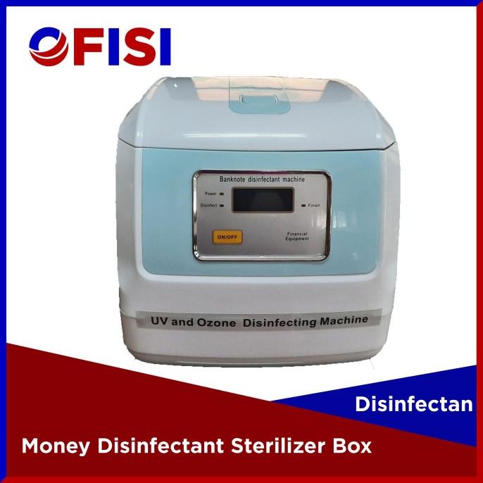 Jual Disinfectant Sterilisasi Uang UVC Ozone Sterilizer Box Free Masker