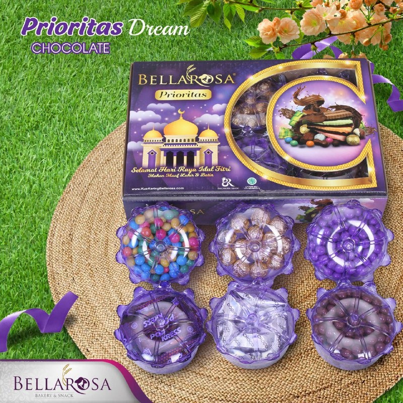 Jual Hampers Lebaran Kue Bellarosa Royal Prioritas Dream Cokelat Peket