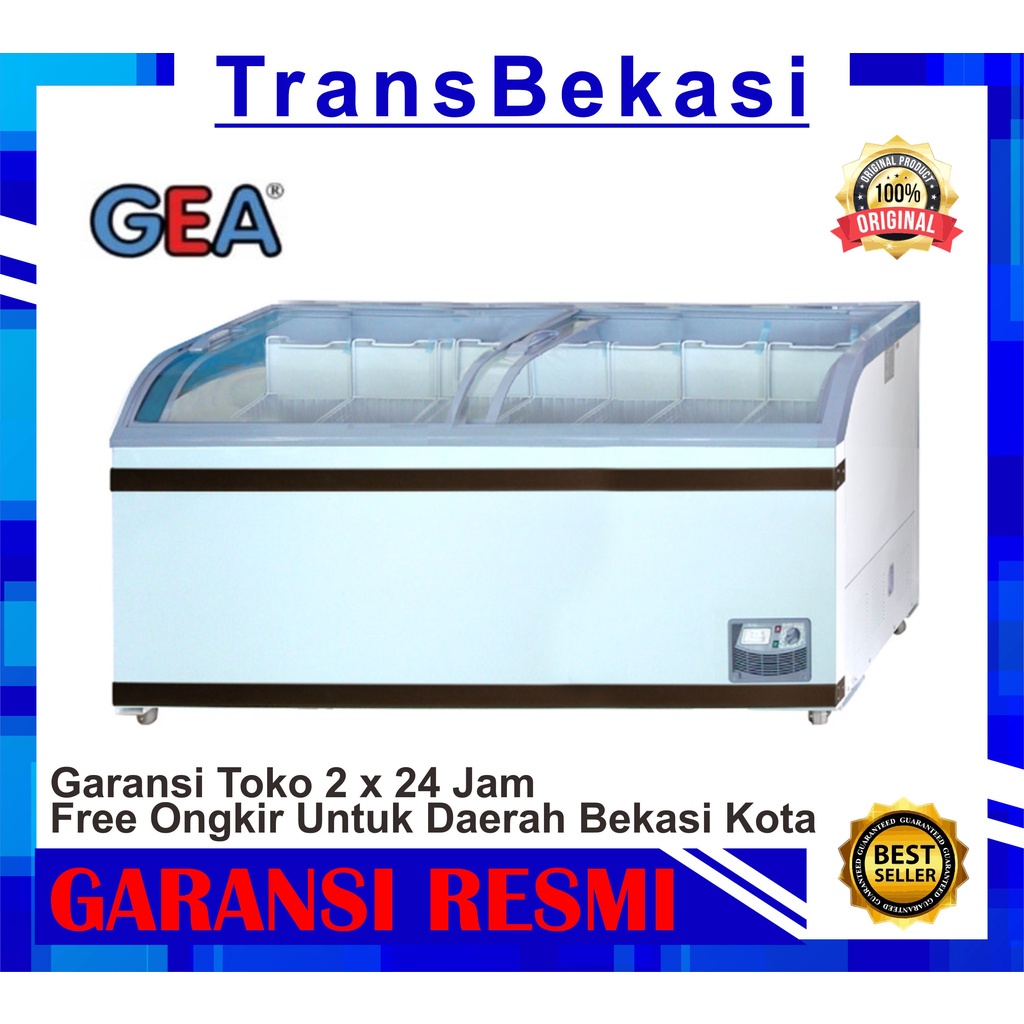 Jual Chest Freezer GEA SD 700BY Freezer Box Sliding Curve GEA SD 700