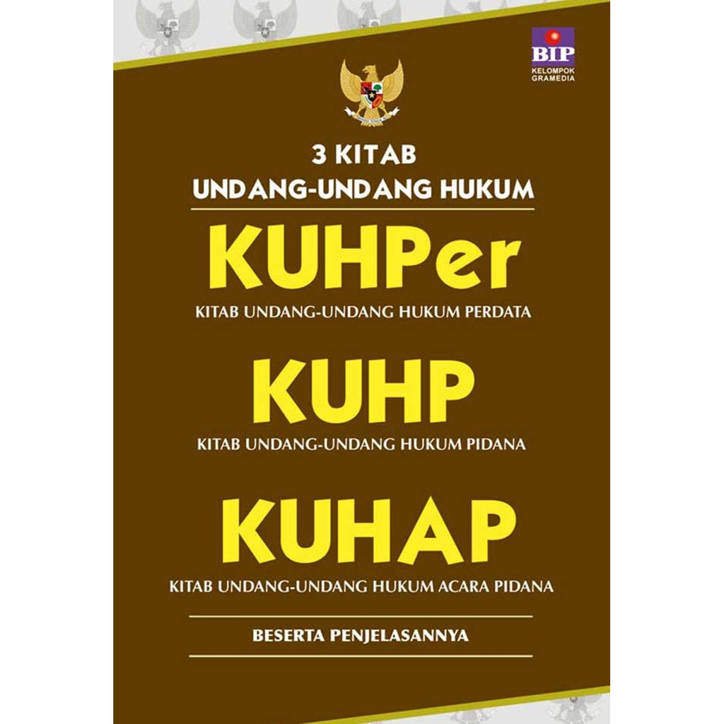 Jual Kitab Undang Undang Hukum Kuhper Kuhp Kuhap Sbs Shopee