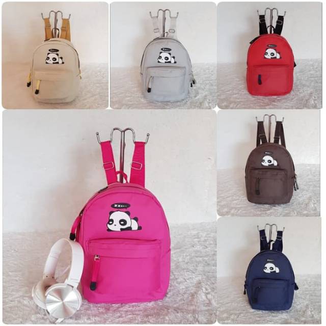 Jual TAS RANSEL KECIL MUNGIL PANDA Shopee Indonesia