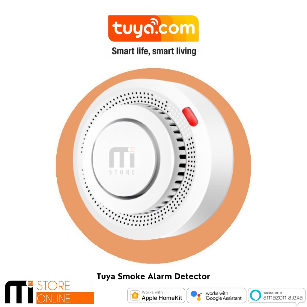 Jual Tuya Smart Smoke Fire Alarm Detector Deteksi Sensor Asap Api