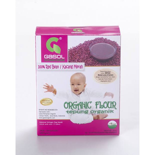 Jual Tepung Gasol Organik Gr Makanan Bubur Bayi Organik Pendamping