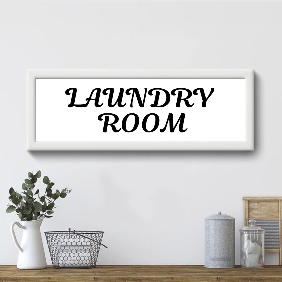 Jual Wall Decor Papan Tanda Tulisan Laundry Room Sign Hiasan Dinding