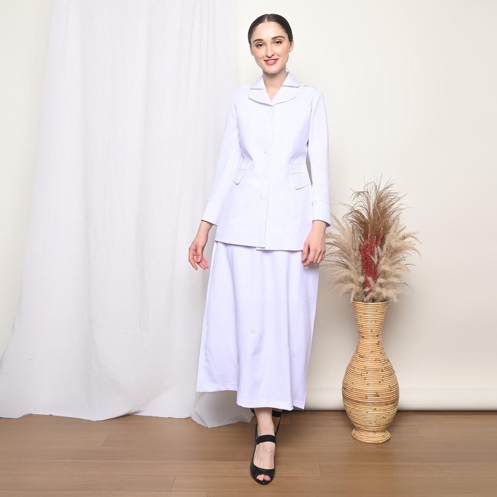 Jual Jas Blazer Lynelle Collection PNG Guru Seragam Wanita Set Rok A